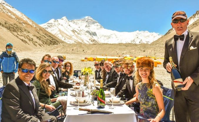 The World's Highest Dinner Party