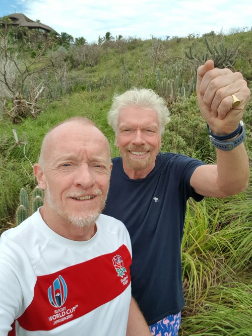 Richard Branson at the centre of Necker