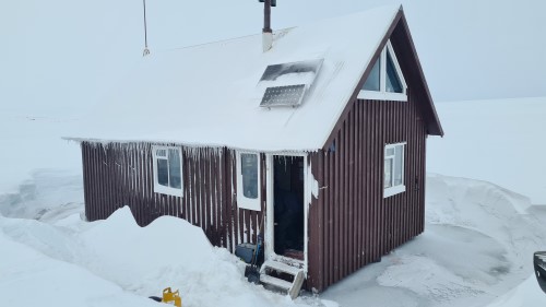 Icelandic Winter Hut