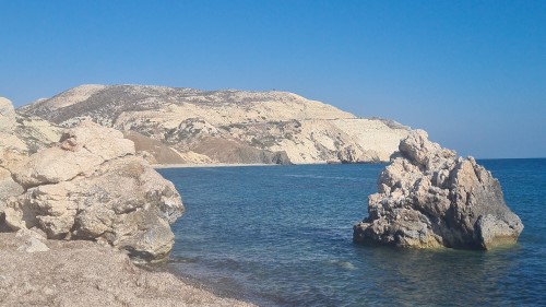 Aphrodite Rock on the coast of Cyprus