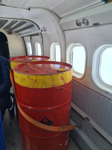 Fuel carried onboard the Twin Otter