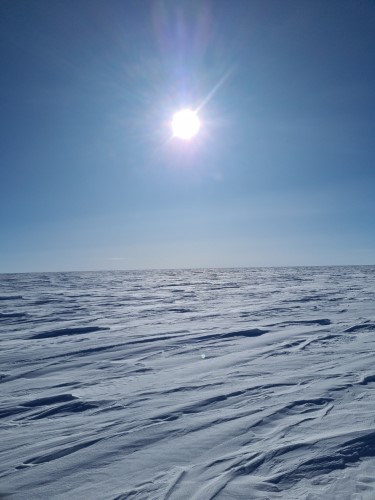View at the 'real' Antarctic POI