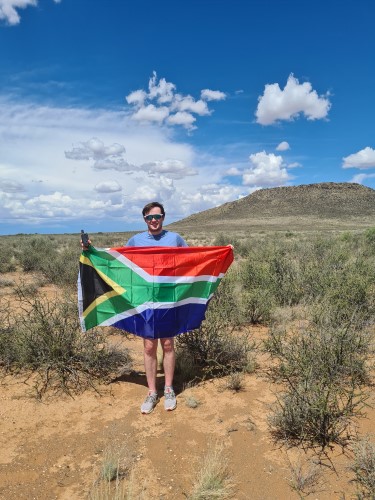 Stood at the South African Point of Inaccessibility