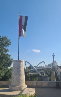 The Tiszavirág Bridge in Szolnok