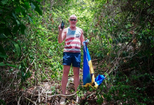 Chris Stood at the Barbados Point of Inaccessibility