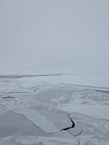 View of Sea Ice at the Pole of Inaccessibility