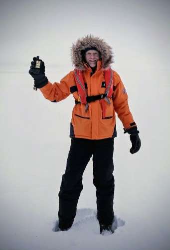 Chris Brown at the Northern Pole of Inaccessibility